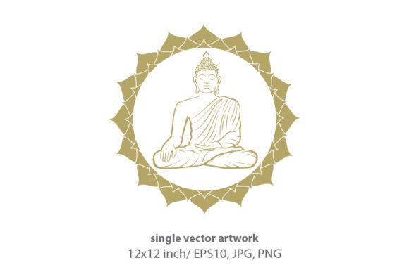 Download Buddhism and Meditation - Vector - Meditation Collection