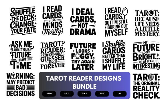 Download Tarot Reader SVG Bundle - Tarot Collection