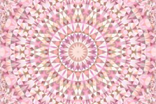 Download Seamless Pink Triangle Mandala Pattern - Triangle mandala Collection