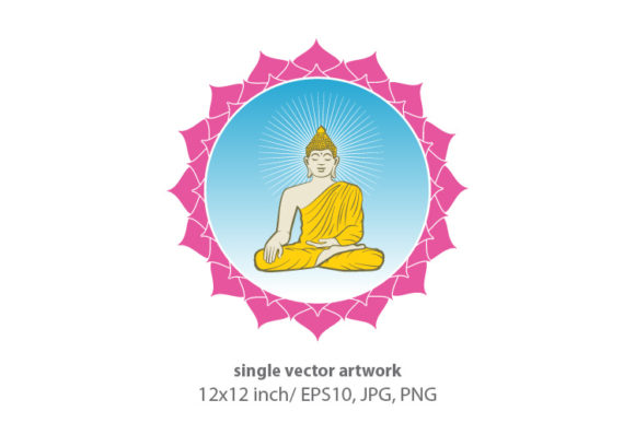 Download Buddhism and Meditation - Vector - Meditation Collection
