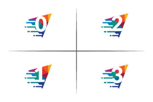 Download 0123 Colorful  Mosaic Logo - Colorful Collection