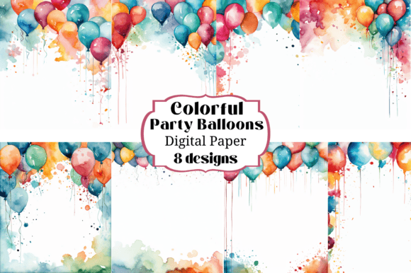 Download Multicolored Colorful Party Balloons - Colorful Collection