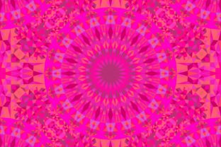 Download Pink Seamless Triangle Mandala Pattern - Premium Resources