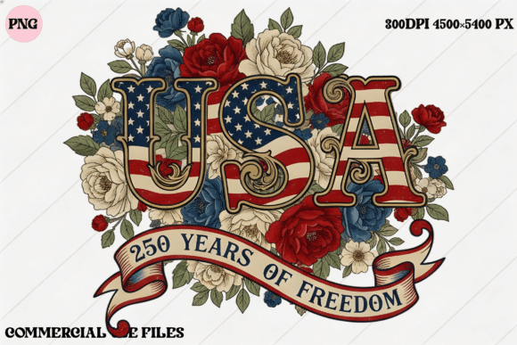 Download USA 250 Years of Freedom Floral Design - Floral Collection