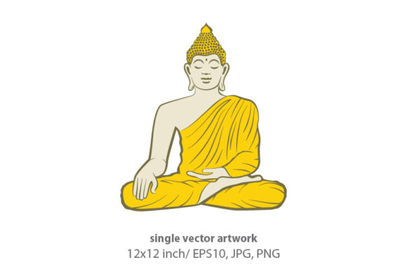 Download Buddhism and Meditation - Vector - Meditation Collection