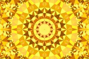 Download Golden Seamless Triangle Mandala Pattern - Premium Resources